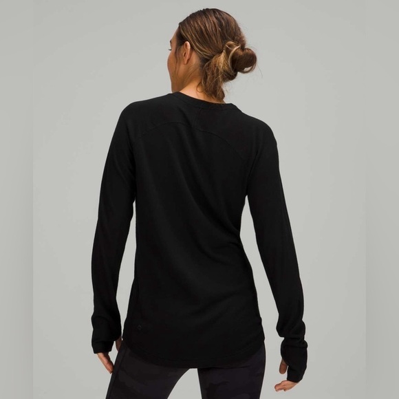 Lululemon Lightweight Boolux Sweater Black - Picture 4 of 10